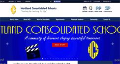 Desktop Screenshot of hartlandschools.us
